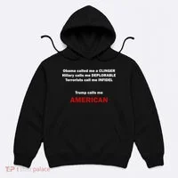 Trump Calls Me American Hoodie thumb 0