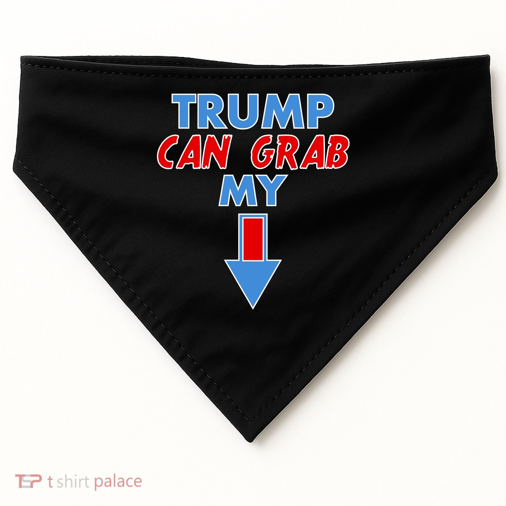 Trump Can Grab My Pussy Arrow 2020 Election USA-Made Doggie Bandana