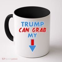 Trump Can Grab My Pussy Arrow 2020 Election Coffee Mug thumb 0