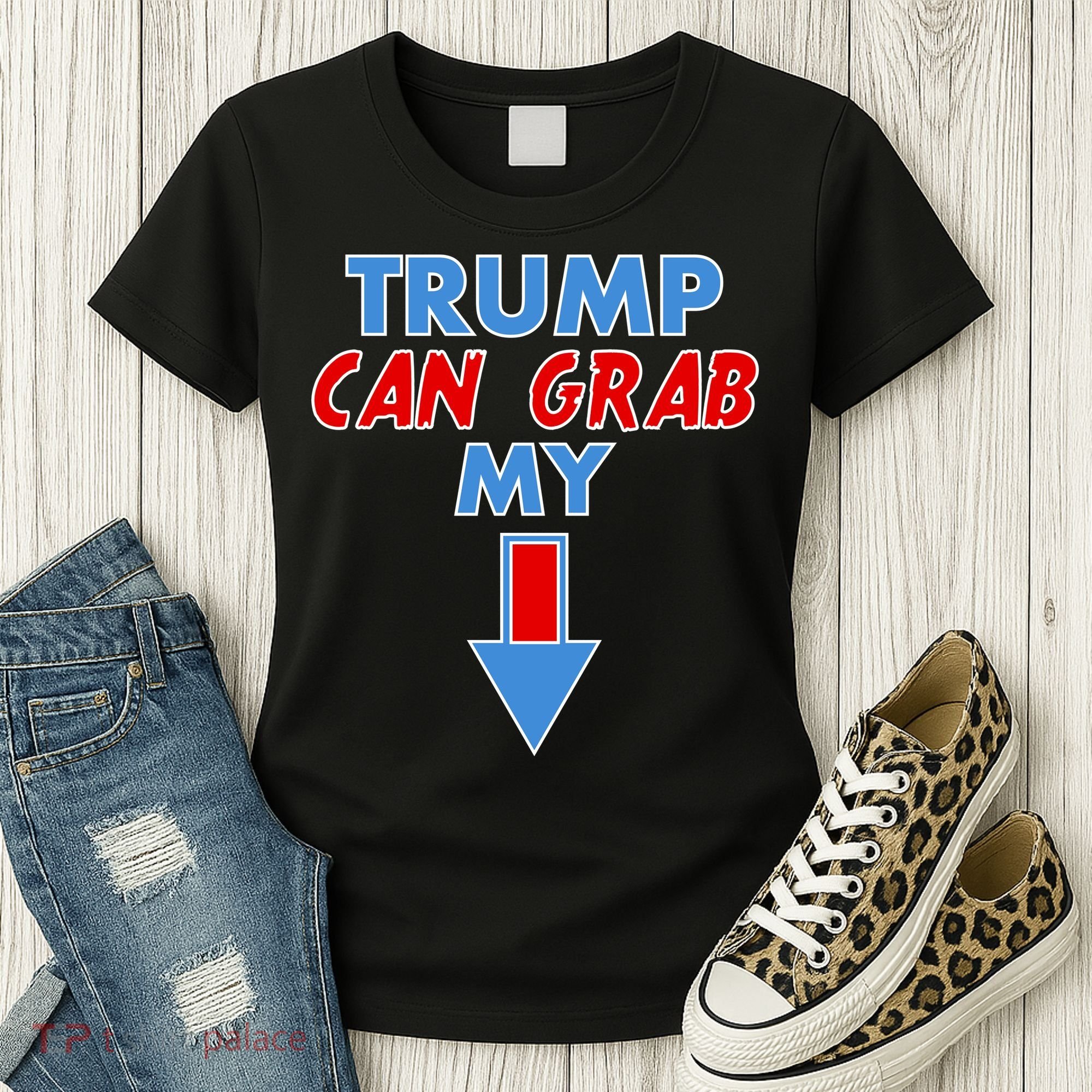 Trump Can Grab My Pussy Arrow 2020 Election Women's T-Shirt
