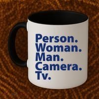 Trump Cognitive Test Person Woman Man Camera TV Coffee Mug thumb 2