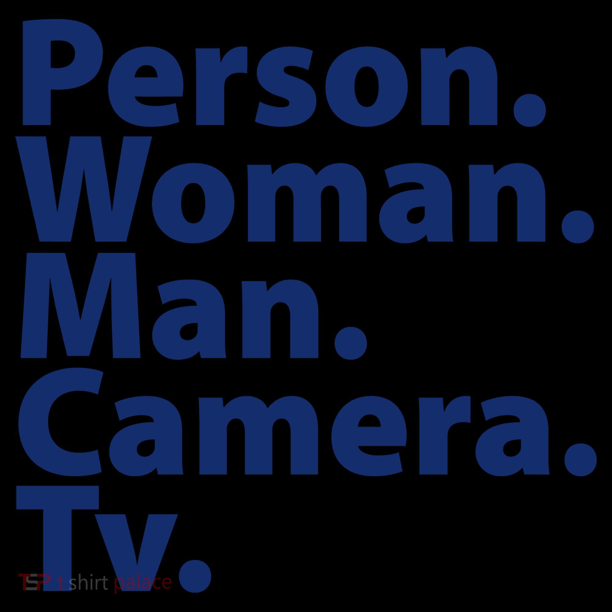 Trump Cognitive Test Person Woman Man Camera TV Coffee Mug