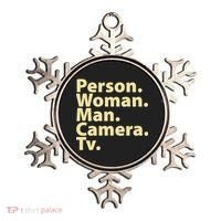Trump Cognitive Test Person Woman Man Camera TV Ornament thumb 0