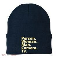 Trump Cognitive Test Person Woman Man Camera TV Beanie thumb 0