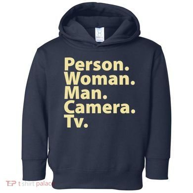 Trump Cognitive Test Person Woman Man Camera TV Toddler Hoodie