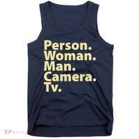 Trump Cognitive Test Person Woman Man Camera TV Tank Top thumb 0