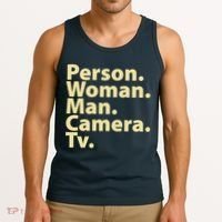 Trump Cognitive Test Person Woman Man Camera TV Tank Top thumb 3