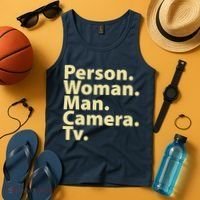 Trump Cognitive Test Person Woman Man Camera TV Tank Top thumb 4