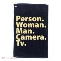 Trump Cognitive Test Person Woman Man Camera TV Golf Towel thumb 0