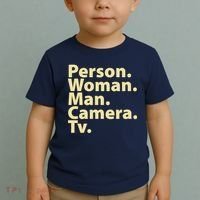 Trump Cognitive Test Person Woman Man Camera TV Toddler T-Shirt thumb 2