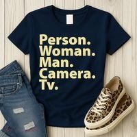 Trump Cognitive Test Person Woman Man Camera TV Women's T-Shirt thumb 3