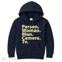 Trump Cognitive Test Person Woman Man Camera TV Kids Hoodie thumb 0
