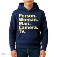 Trump Cognitive Test Person Woman Man Camera TV Kids Hoodie thumb 4