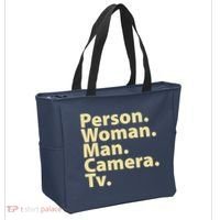 Trump Cognitive Test Person Woman Man Camera TV Tote Bag thumb 2