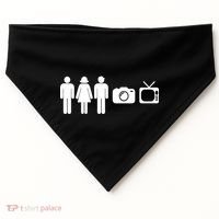 Trump Cognitive Test Person Woman Man Camera TV Funny USA-Made Doggie Bandana thumb 0