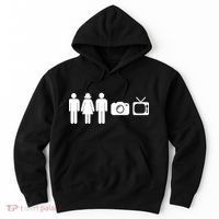 Trump Cognitive Test Person Woman Man Camera TV Funny Hoodie thumb 0