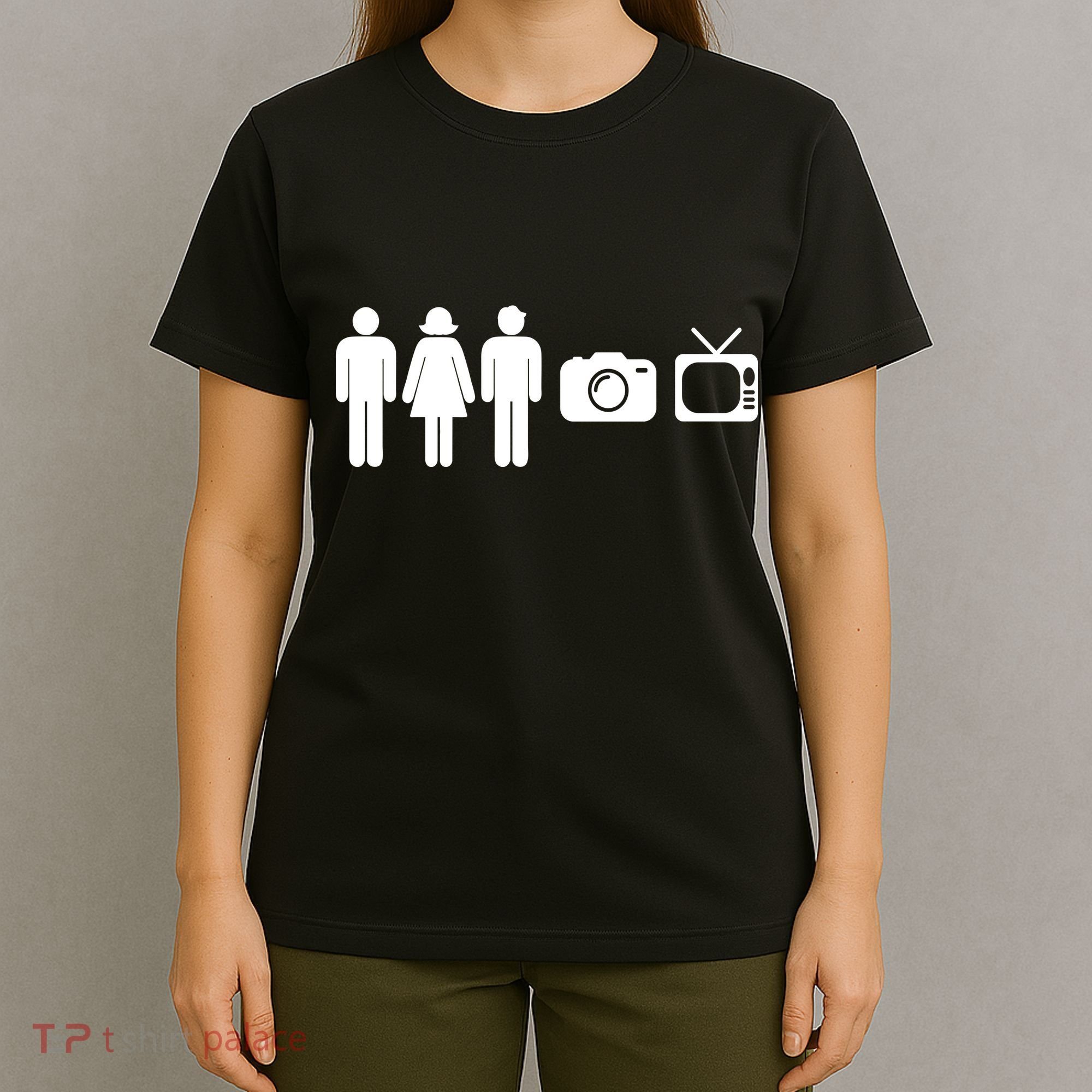 Trump Cognitive Test Person Woman Man Camera TV Funny T-Shirt