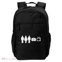 Trump Cognitive Test Person Woman Man Camera TV Funny Backpack thumb 0