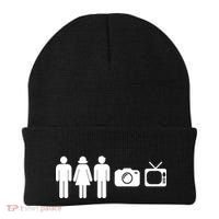 Trump Cognitive Test Person Woman Man Camera TV Funny Beanie thumb 0