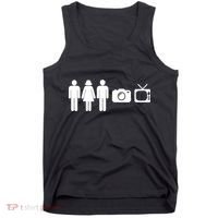 Trump Cognitive Test Person Woman Man Camera TV Funny Tank Top thumb 0