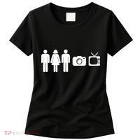 Trump Cognitive Test Person Woman Man Camera TV Funny Women's T-Shirt thumb 0