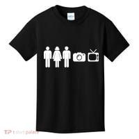 Trump Cognitive Test Person Woman Man Camera TV Funny Kids T-Shirt thumb 0
