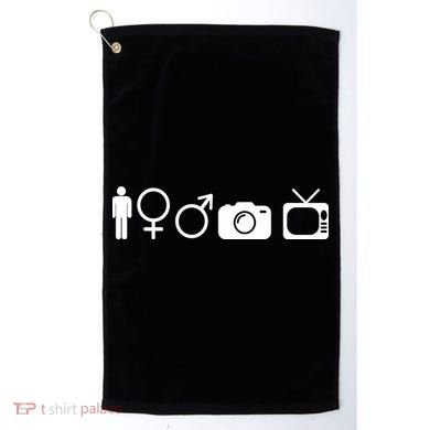 Trump Cognitive Test Symbols Golf Towel