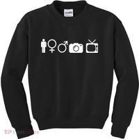 Trump Cognitive Test Symbols Kids Sweatshirt thumb 0