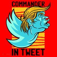 Trump Commander In Tweet Santa Hat thumb 1
