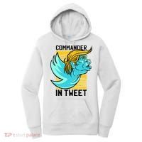 Trump Commander In Tweet Women's Hoodie thumb 0