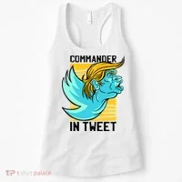 Trump Commander In Tweet Women's Tank Top thumb 0