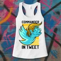Trump Commander In Tweet Women's Tank Top thumb 3