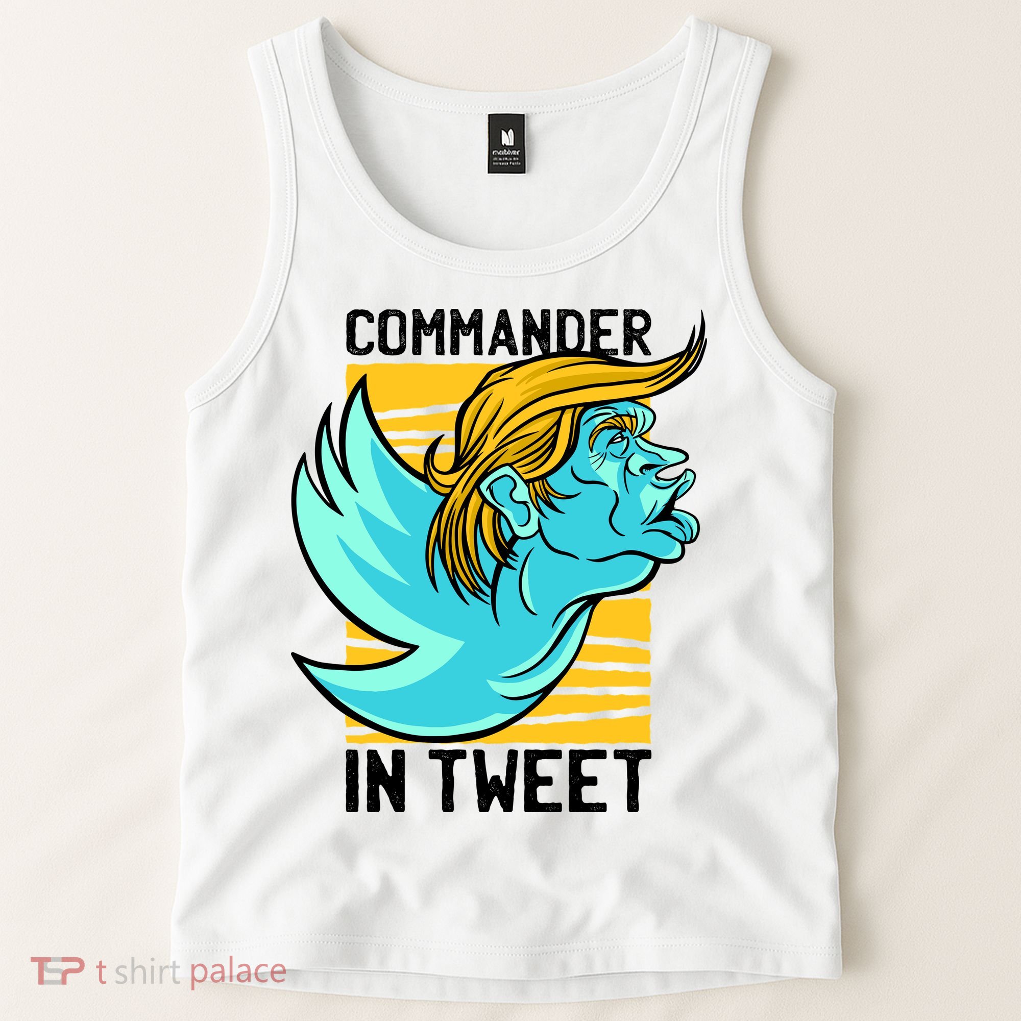 Trump Commander In Tweet Tank Top