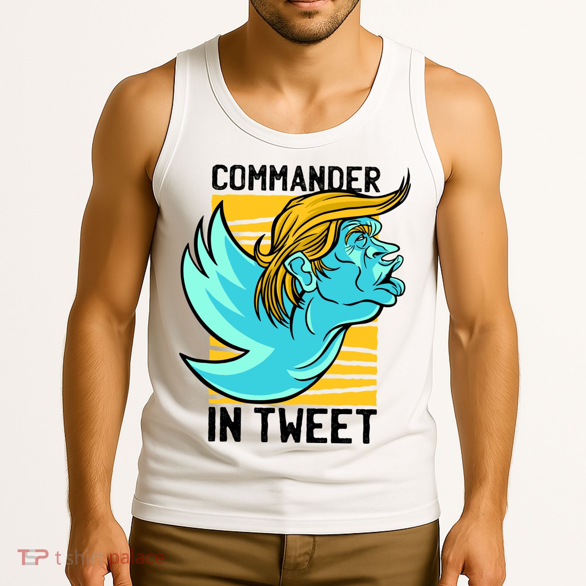 Trump Commander In Tweet Tank Top