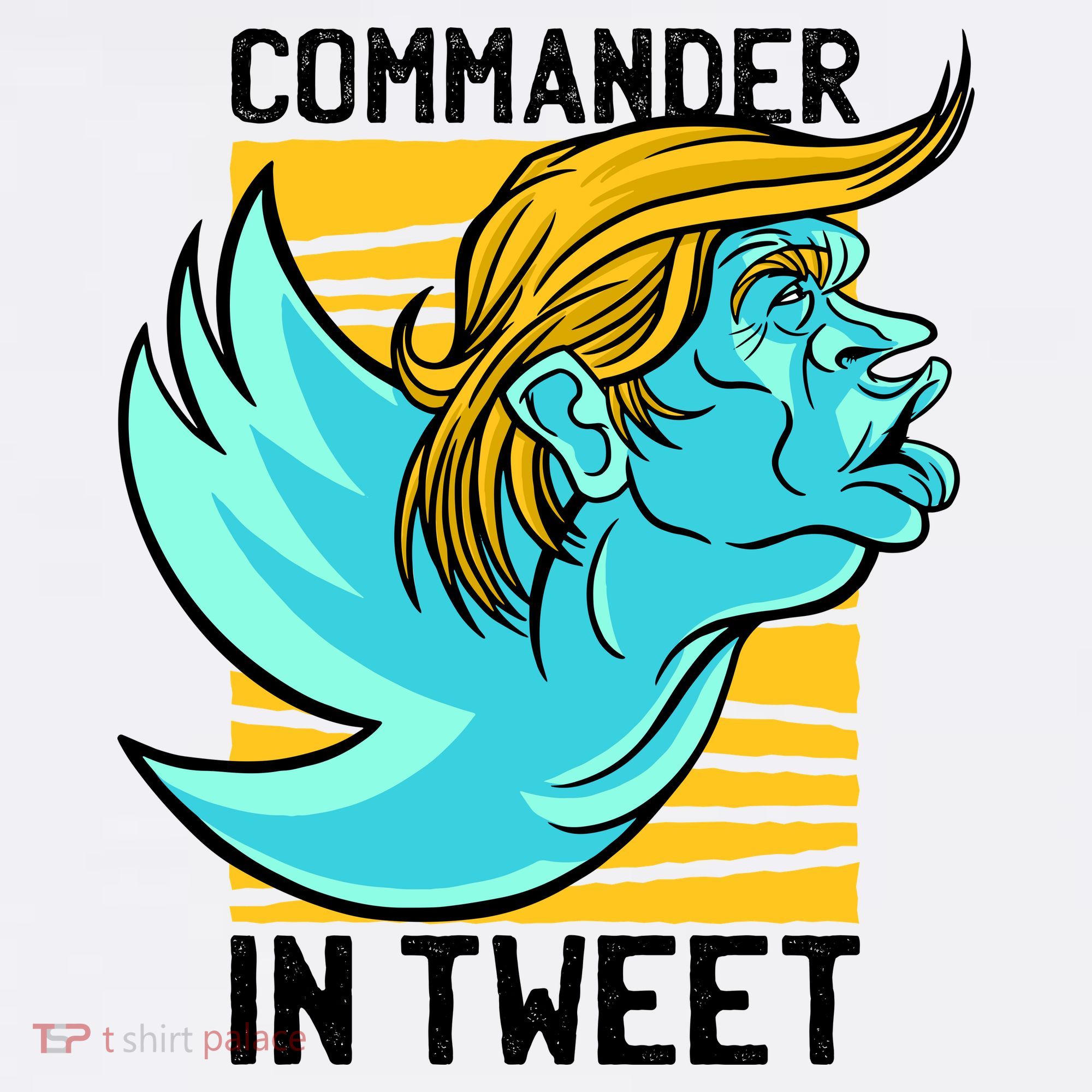 Trump Commander In Tweet Women's Long Sleeve Shirt