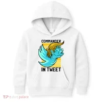 Trump Commander In Tweet Kids Hoodie thumb 0