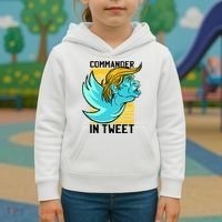 Trump Commander In Tweet Kids Hoodie thumb 3
