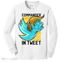 Trump Commander In Tweet Kids Long Sleeve Shirt thumb 0