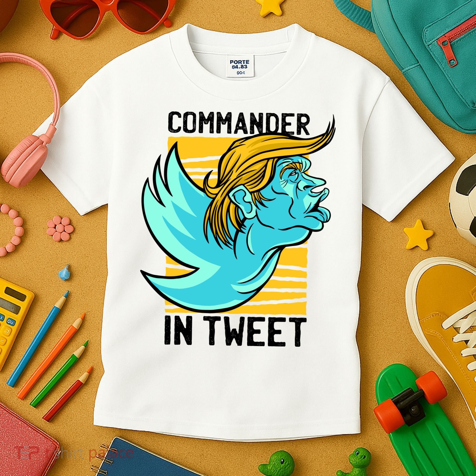 Trump Commander In Tweet Kids T-Shirt