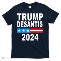 Trump Desantis 2024 US Flag T-Shirt thumb 0
