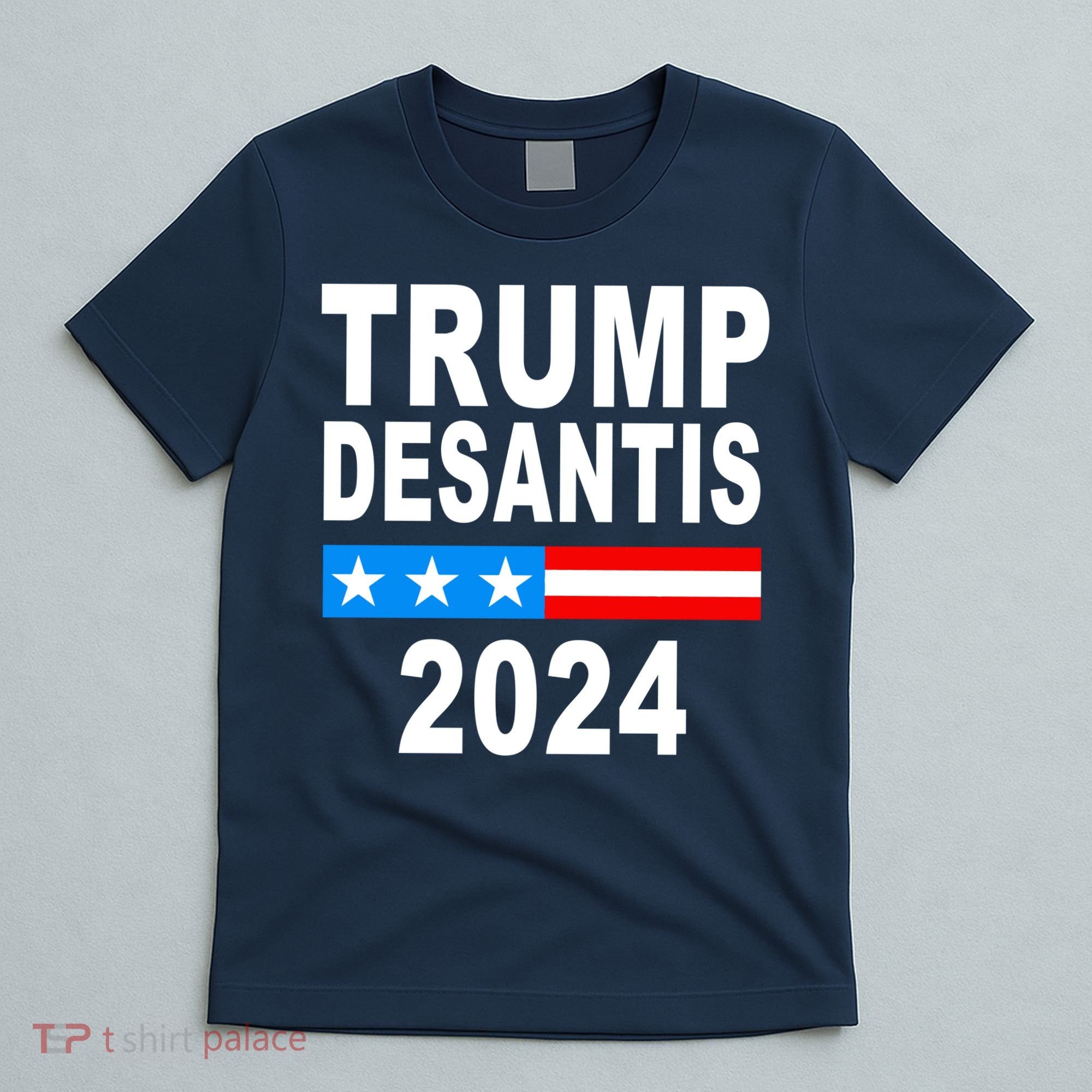 Trump Desantis 2024 US Flag T-Shirt