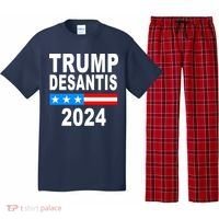 Trump Desantis 2024 US Flag Pajama Set thumb 0