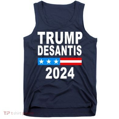 Trump Desantis 2024 US Flag Tank Top