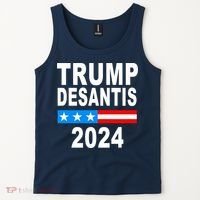 Trump Desantis 2024 US Flag Tank Top thumb 2