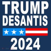 Trump Desantis 2024 US Flag Tank Top thumb 6
