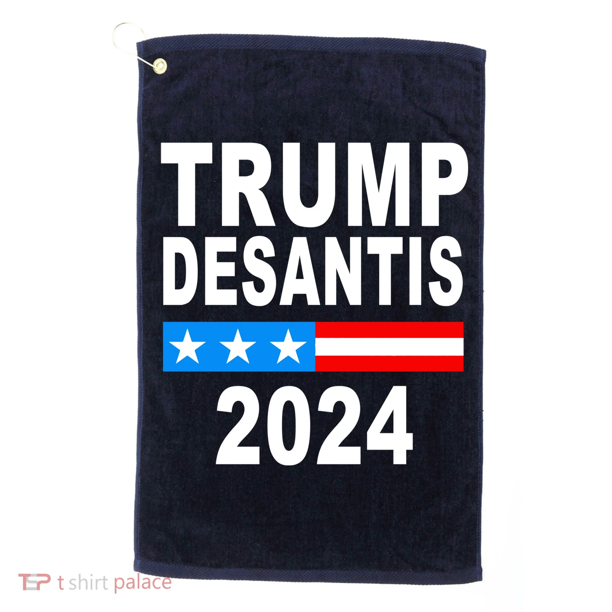 Trump Desantis 2024 US Flag Golf Towel