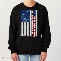 Trump Distressed USA Flag Women's Sweatshirt thumb 0