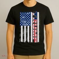 Trump Distressed USA Flag T-Shirt thumb 3