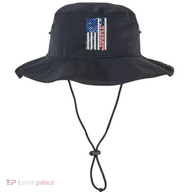 Trump Distressed USA Flag Bucket Hat