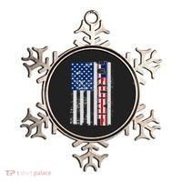 Trump Distressed USA Flag Ornament thumb 0